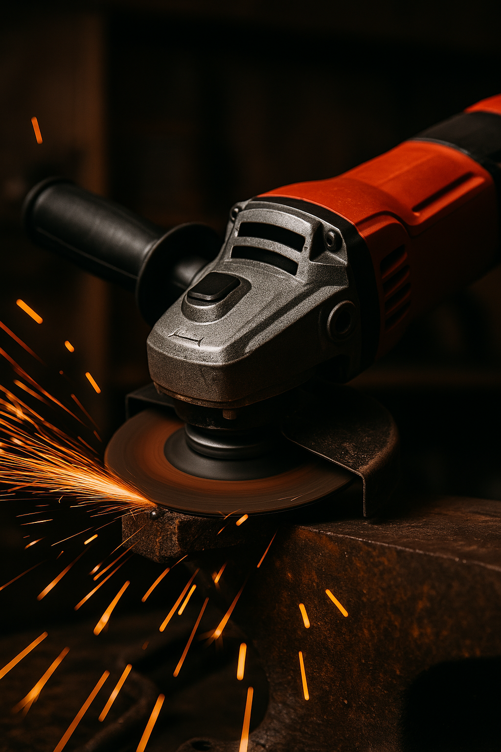 Detalj brusilice izbliza