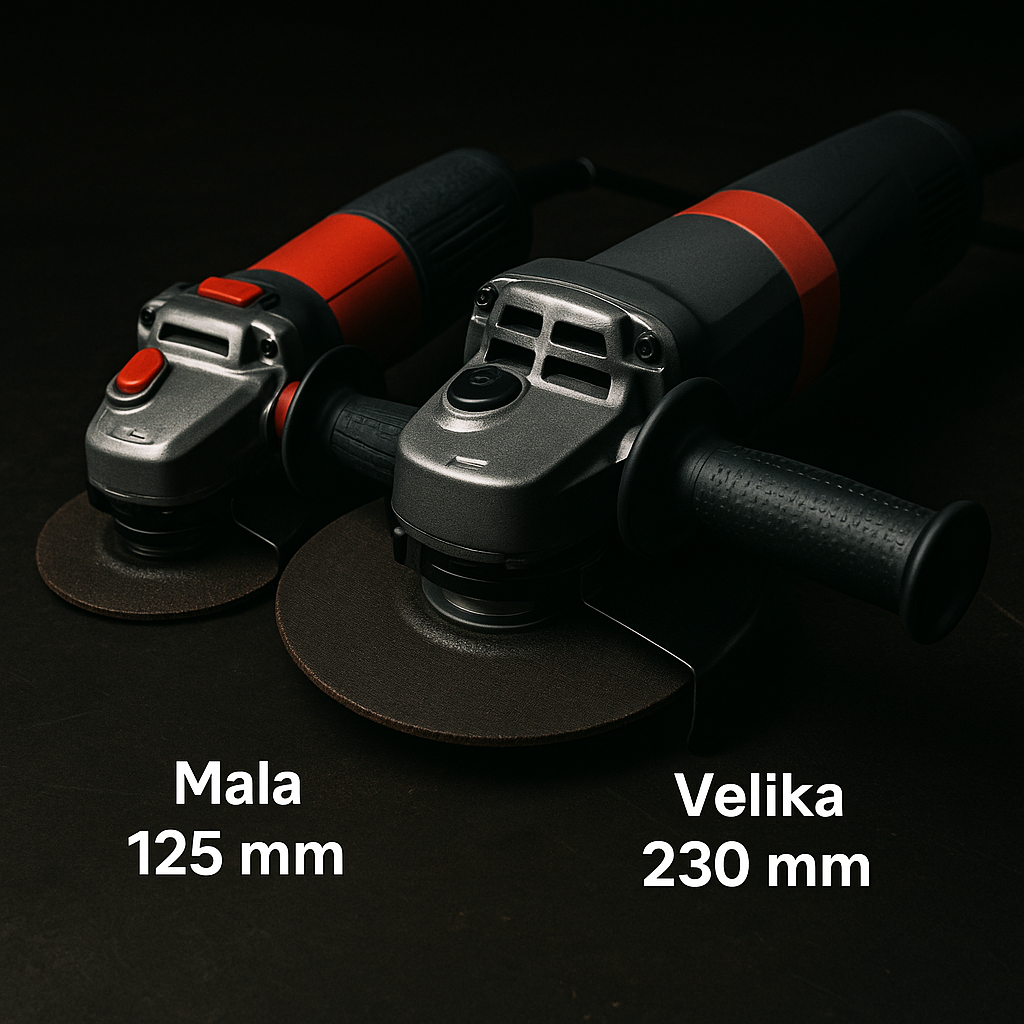 Poređenje različitih brusilica