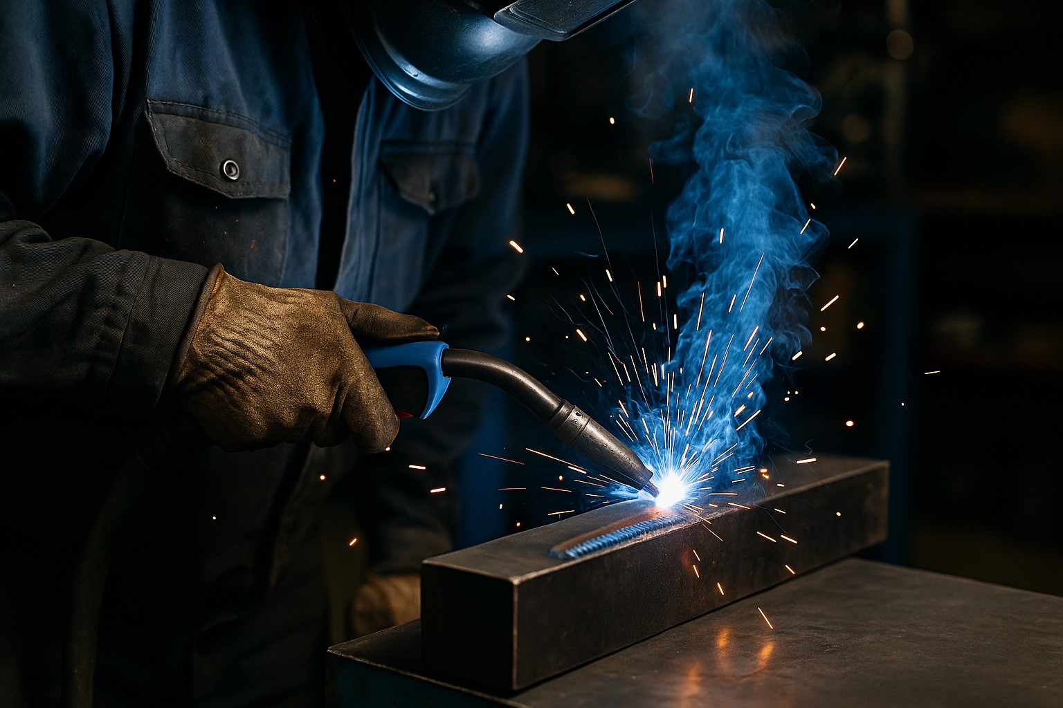 MIG/MAG aparat za zavarivanje u radu